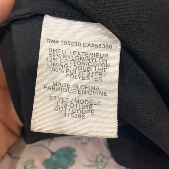 Joie Black Lace Mini Dress Medium - Picture 6 of 7